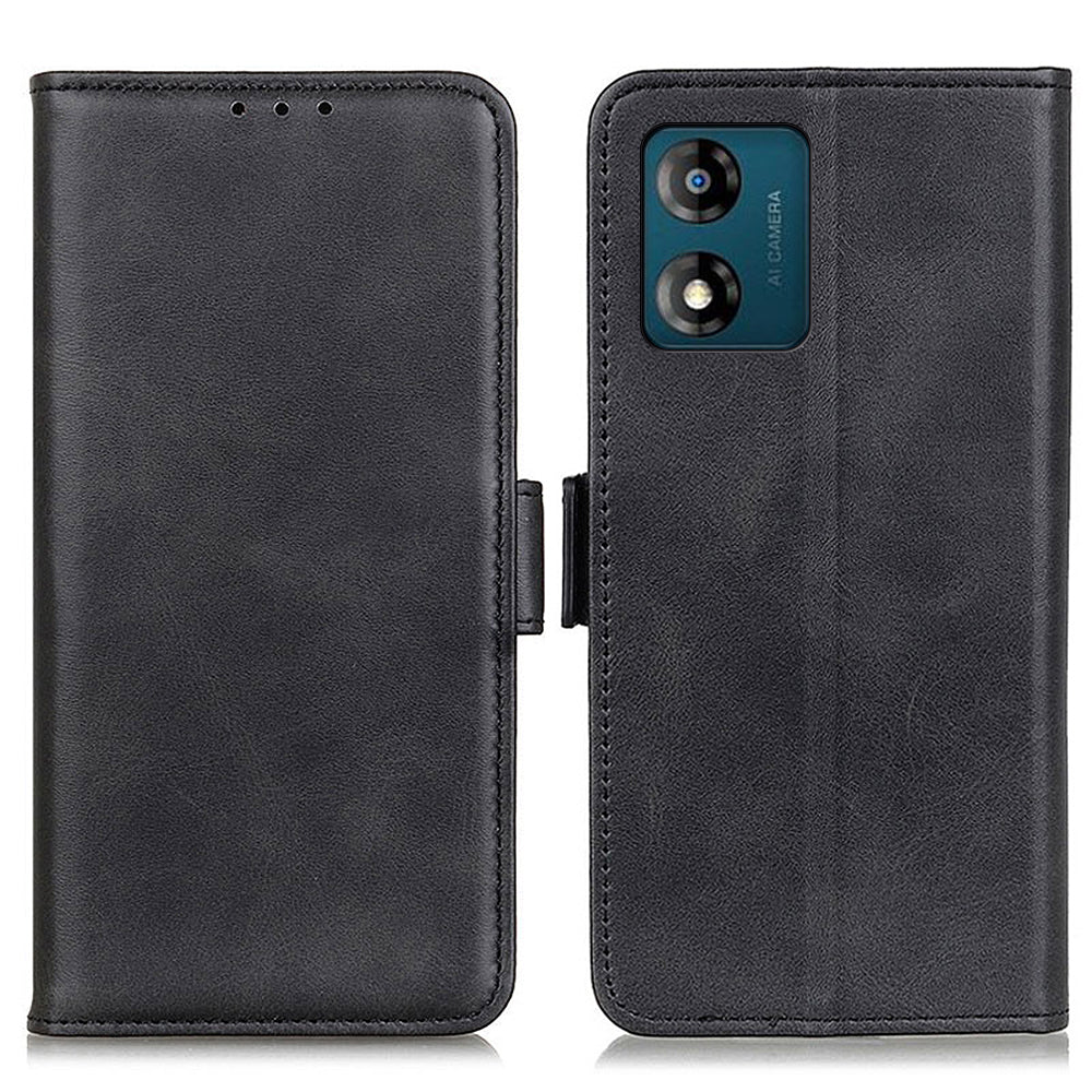 For Motorola Moto E13 4G Phone Cover Cowhide Texture PU Leather Stand Wallet Case For Motorola Moto E13 4G Phone Cover Cowhide Texture PU Leather Stand Wallet Case